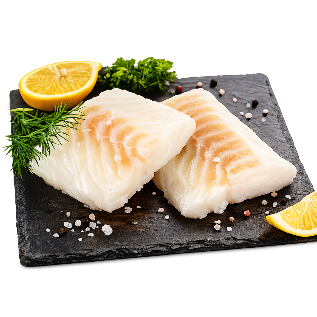 Lomos bacalao al punto de sal