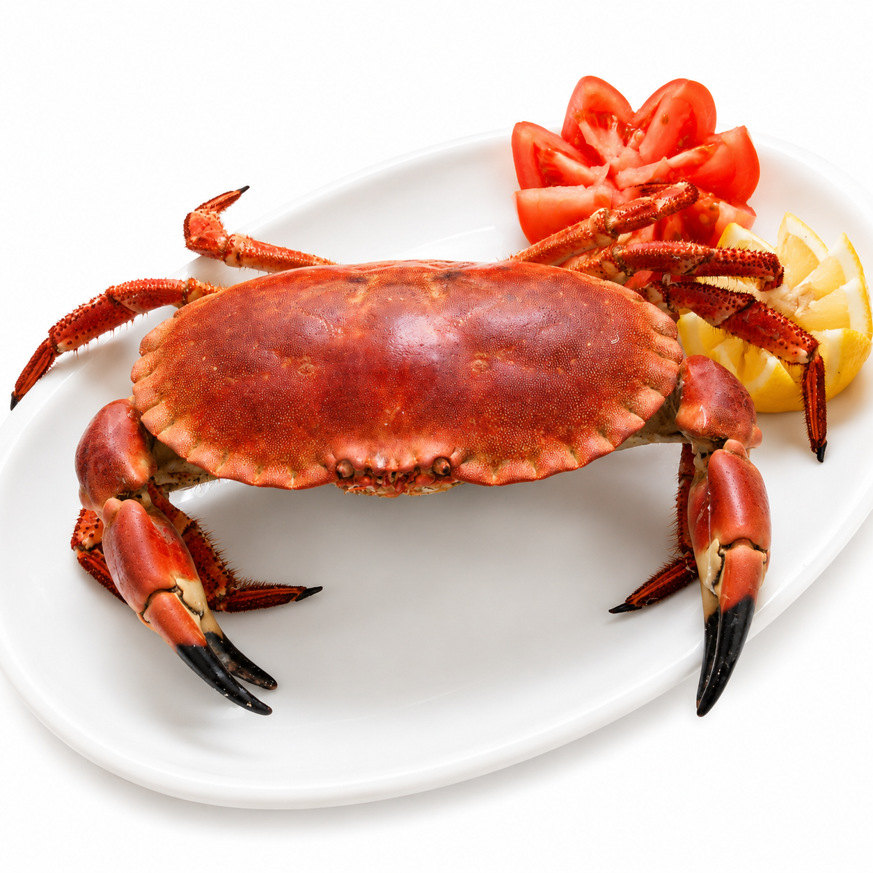 Buey de mar grande cocido