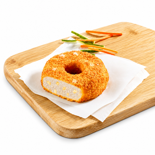 Bites de pollo con queso en forma de rosquilla