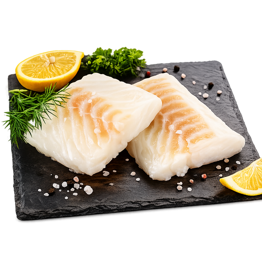 Lomos bacalao al punto de sal