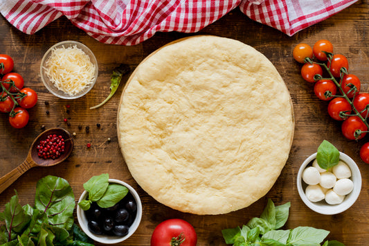 Bases de pizza al horno de piedra