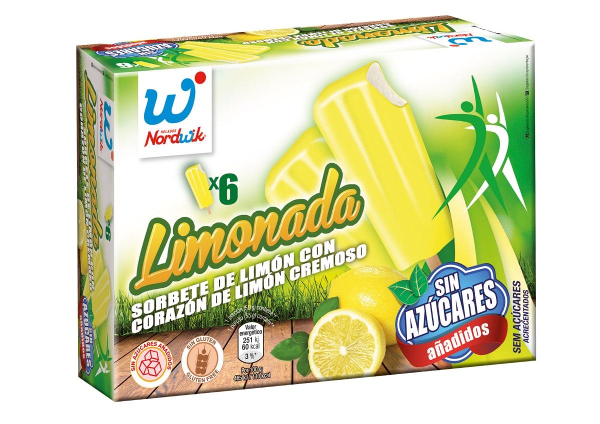 Polo sin azúcar limonada/crema de limón
