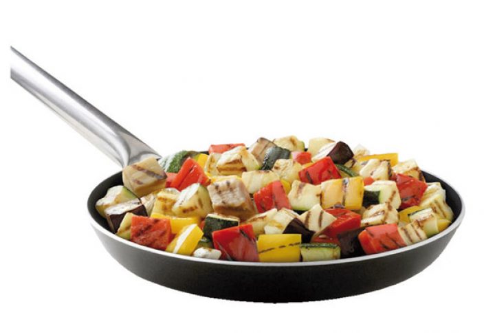 Braseado verduras con pollo