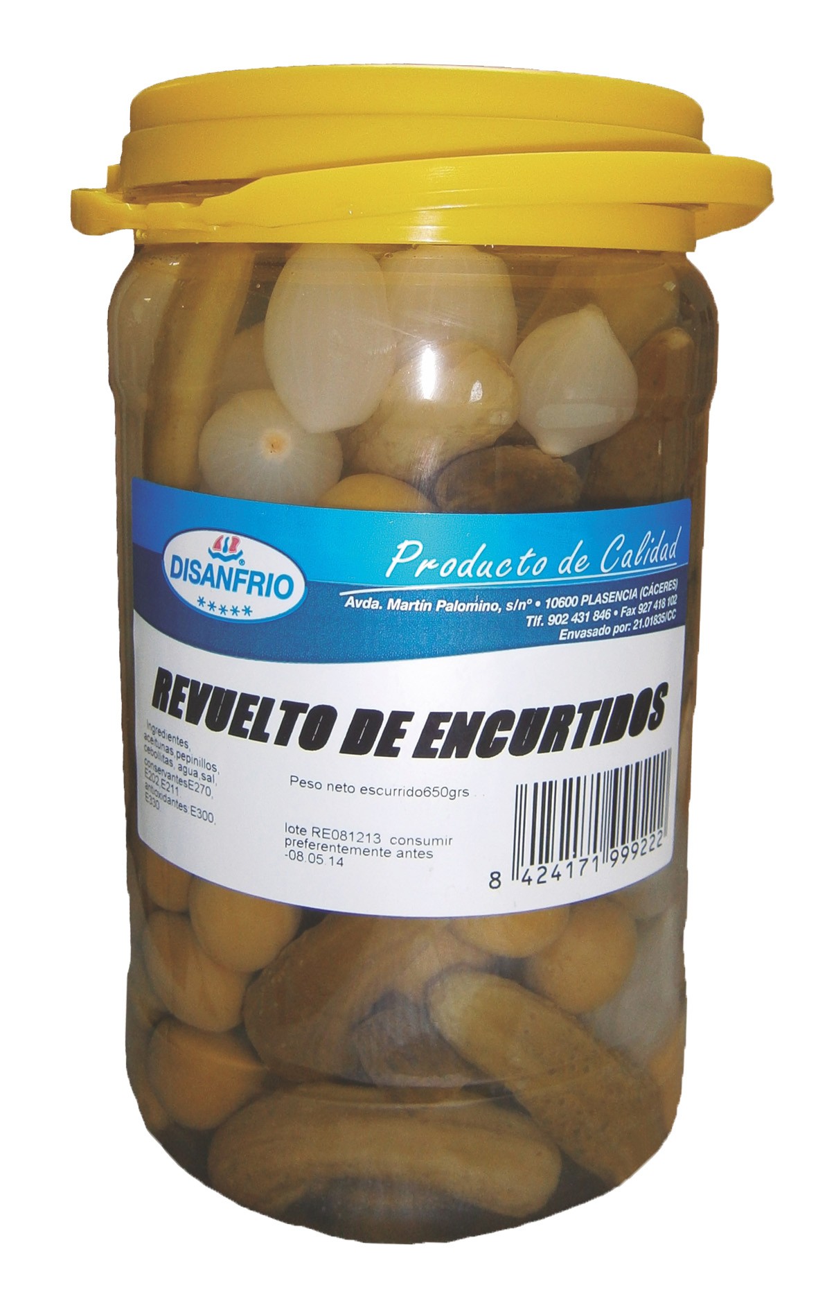 REVUELTO ENCURTIDOS 650G.GARRAFA